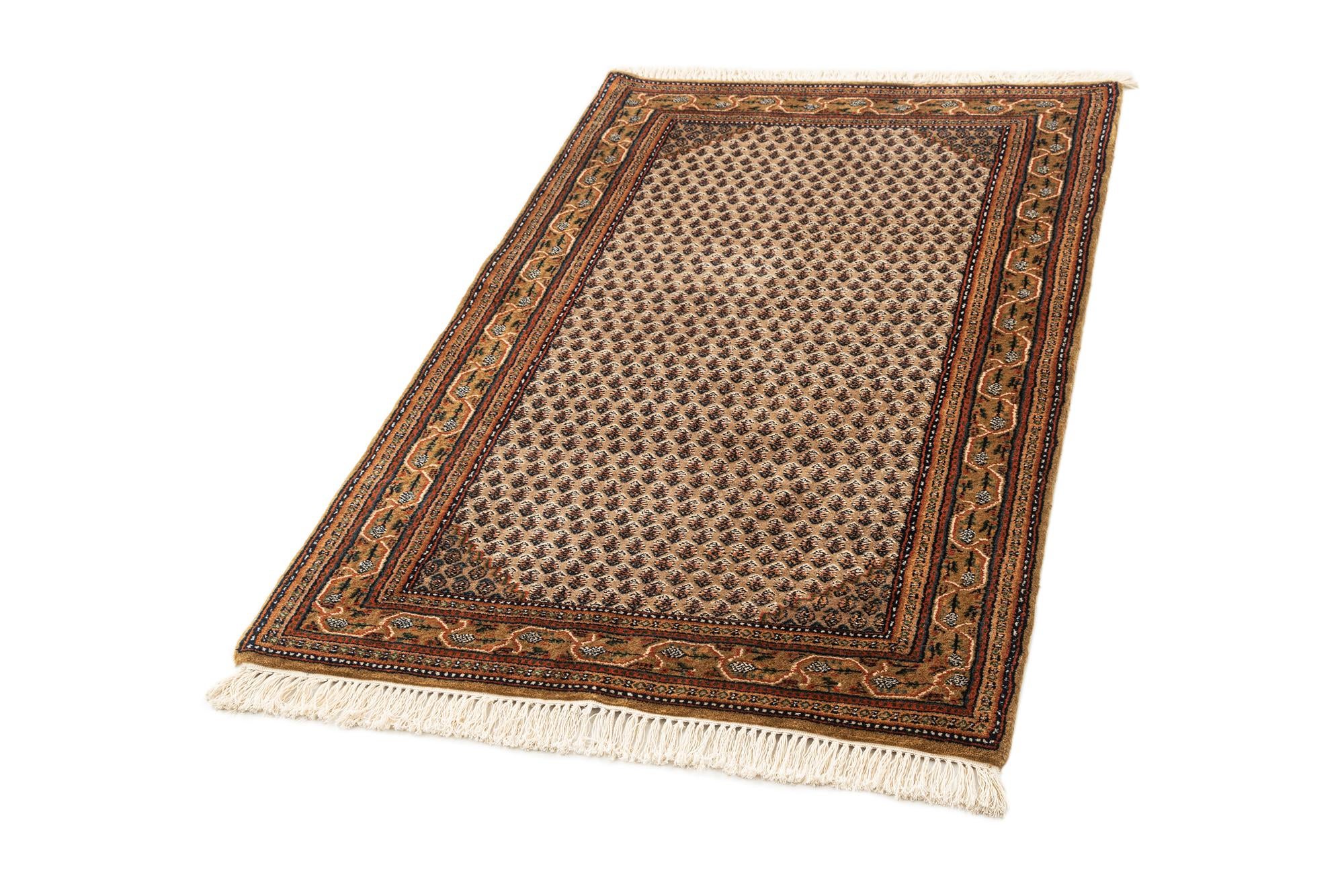 3' 2 x 5' 3 Hand Knotted Mir Wool Rug