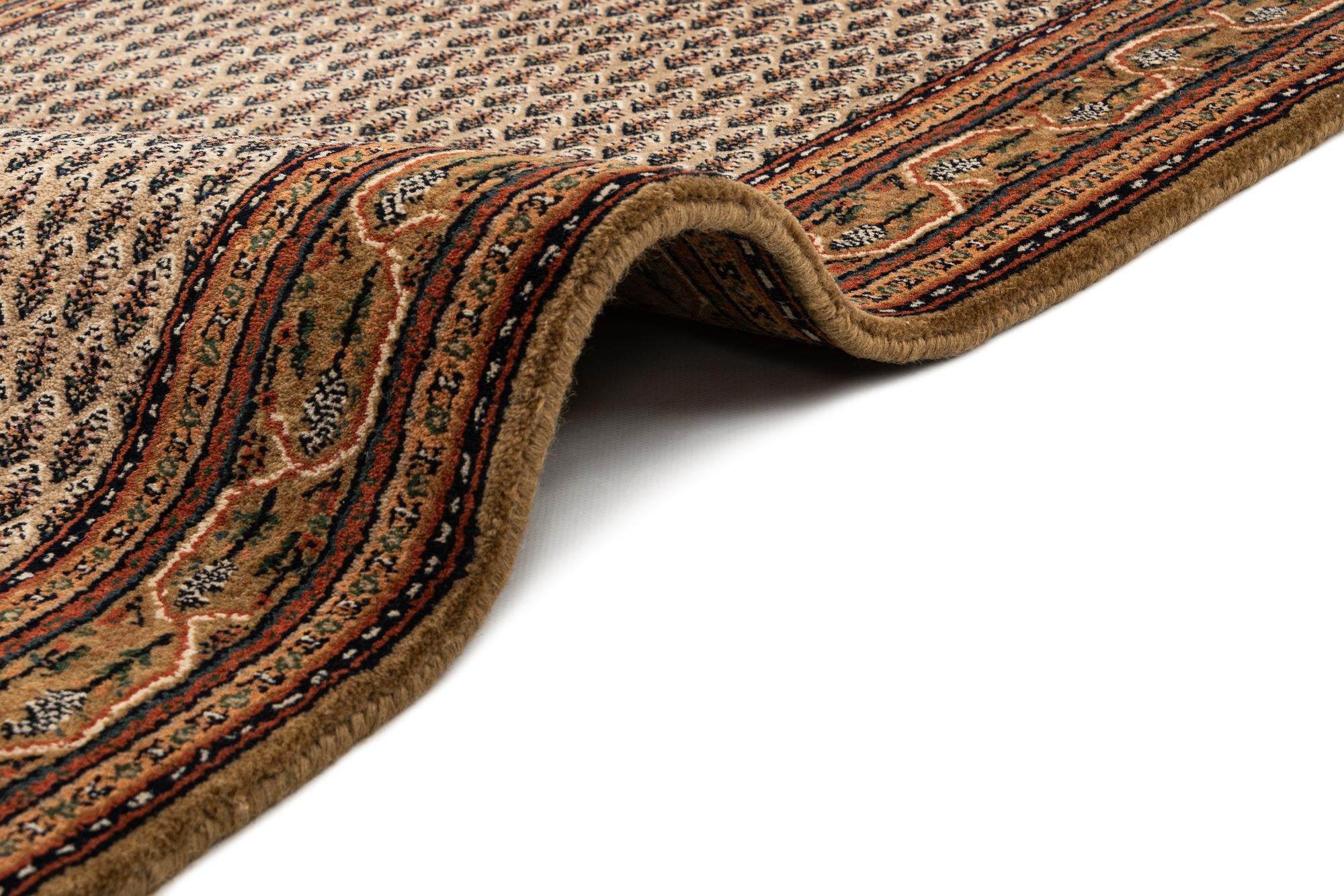 3' 2 x 5' 3 Hand Knotted Mir Wool Rug
