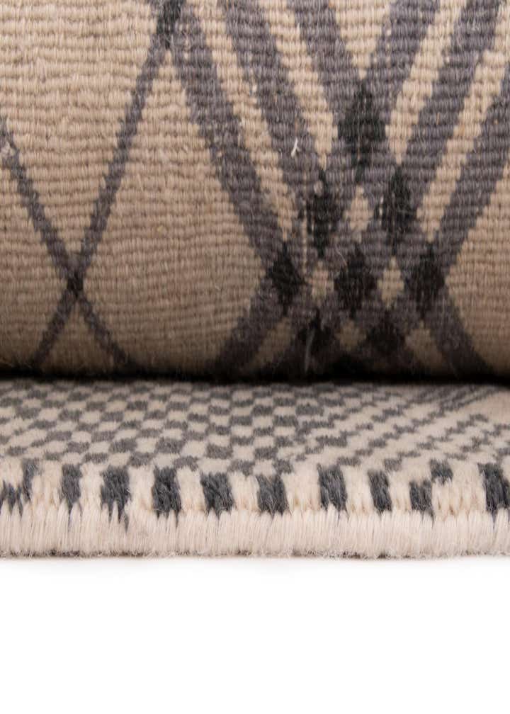 7' 9 x 9' 3 Modern Manshu Wool Rug