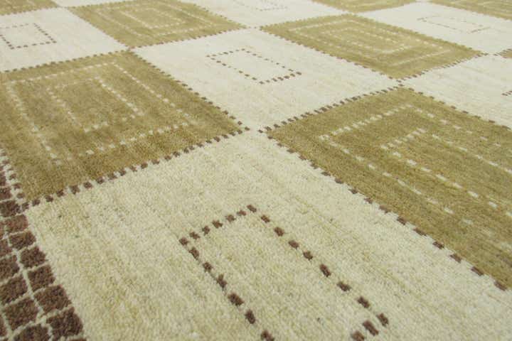 6' 10 x 9' 9 Hand Knotted Modern Ziegler Oriental Rug