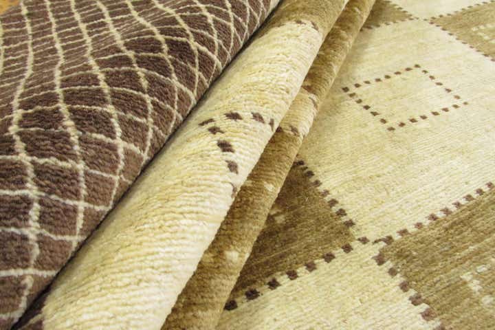 6' 10 x 9' 9 Hand Knotted Modern Ziegler Oriental Rug