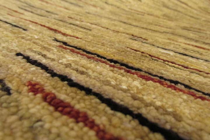 3' 7 x 6' Hand Knotted Modern Ziegler Oriental Rug