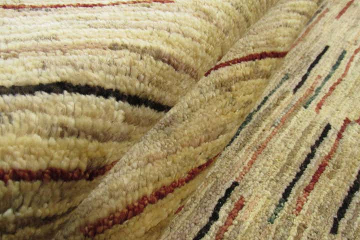 3' 7 x 6' Hand Knotted Modern Ziegler Oriental Rug
