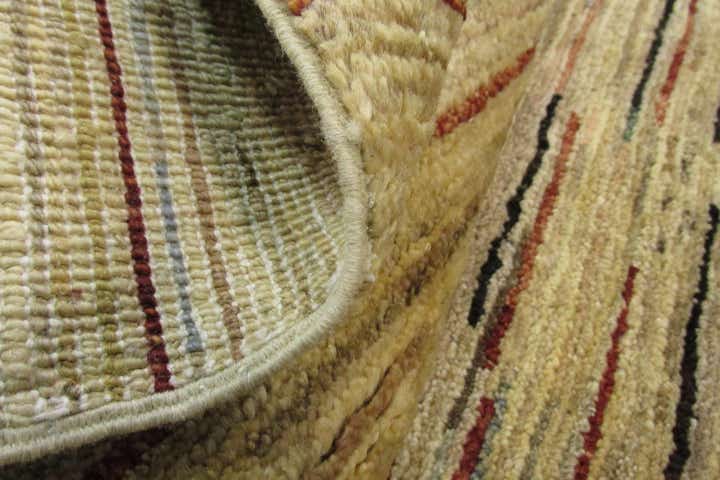 3' 7 x 6' Hand Knotted Modern Ziegler Oriental Rug