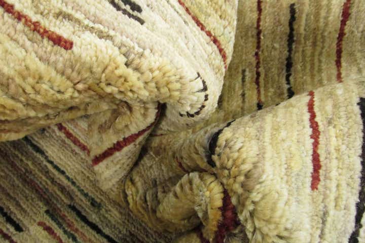 3' 7 x 6' Hand Knotted Modern Ziegler Oriental Rug