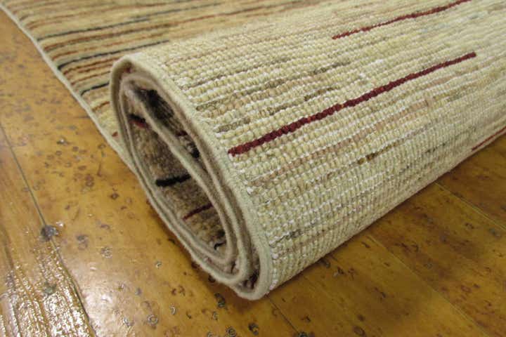 3' 7 x 6' Hand Knotted Modern Ziegler Oriental Rug