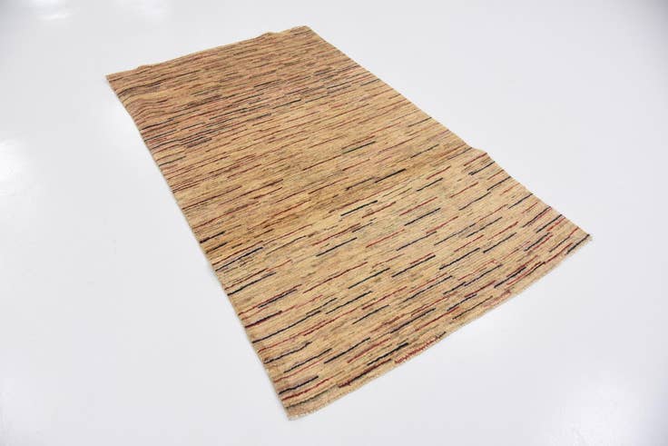 Detail image of 3' 7 x 6' Hand Knotted Modern Ziegler Oriental Rug