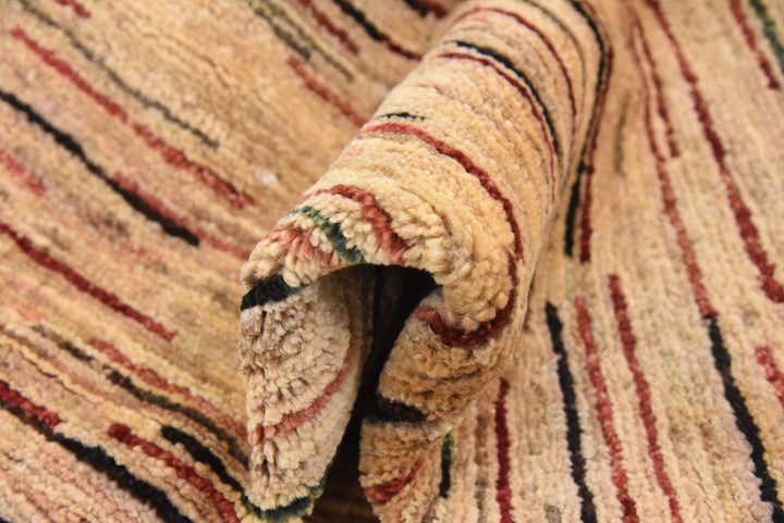 3' 7 x 6' Hand Knotted Modern Ziegler Oriental Rug