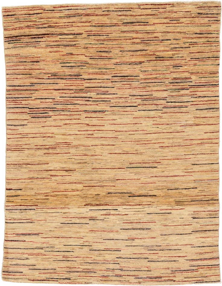 Detail image of 3' 7 x 6' Hand Knotted Modern Ziegler Oriental Rug