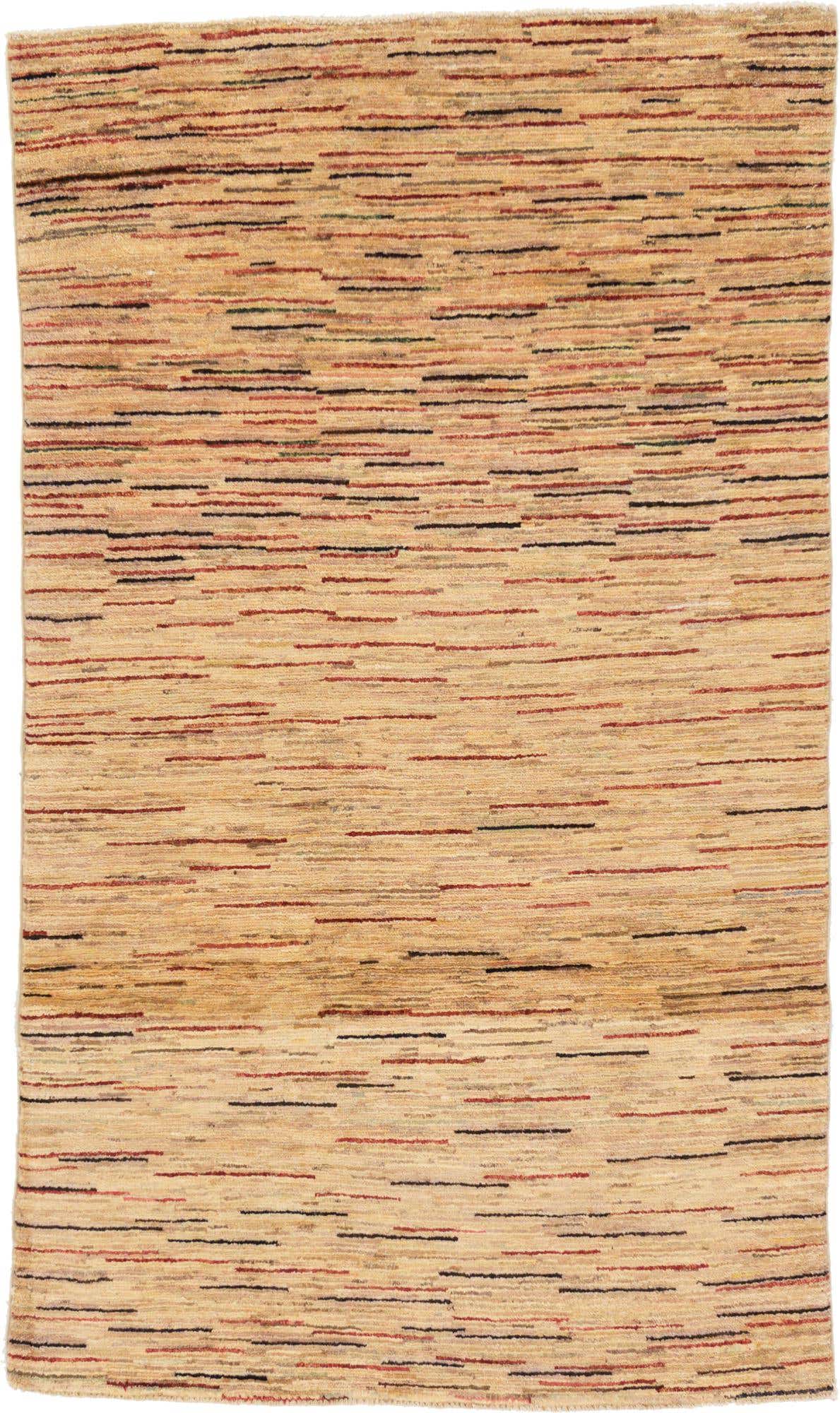 3' 7 x 6' Hand Knotted Modern Ziegler Oriental Rug