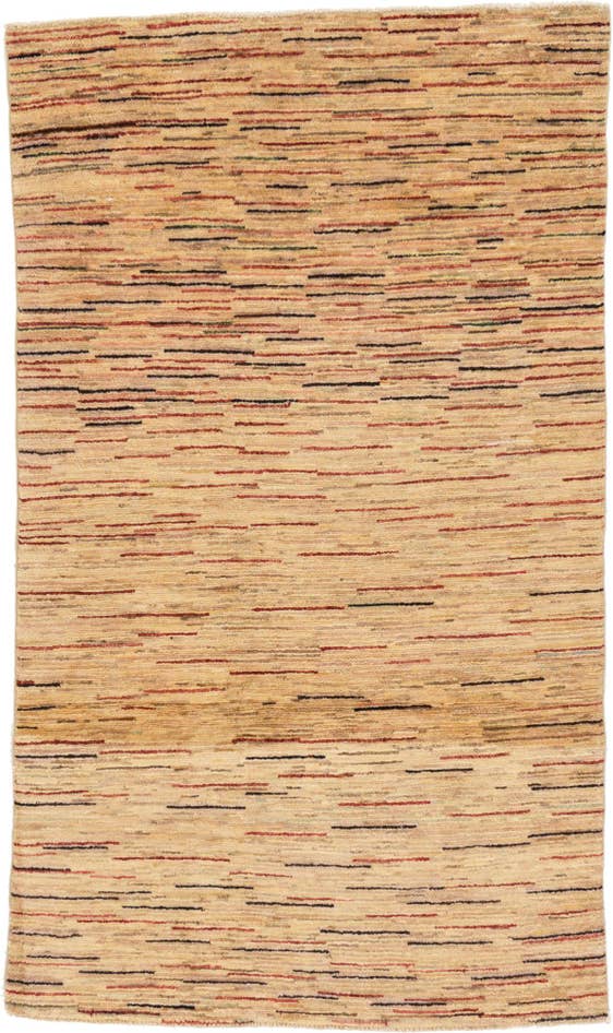 Detail image of 3' 7 x 6' Hand Knotted Modern Ziegler Oriental Rug