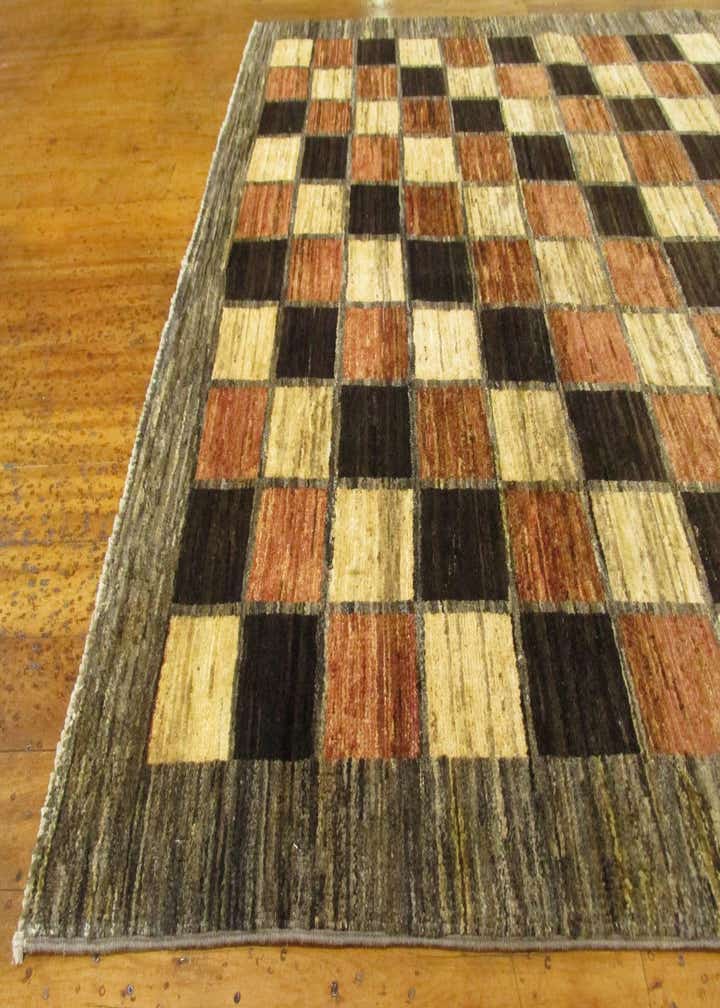 4' 7 x 6' 8 Hand Knotted Modern Ziegler Oriental Rug