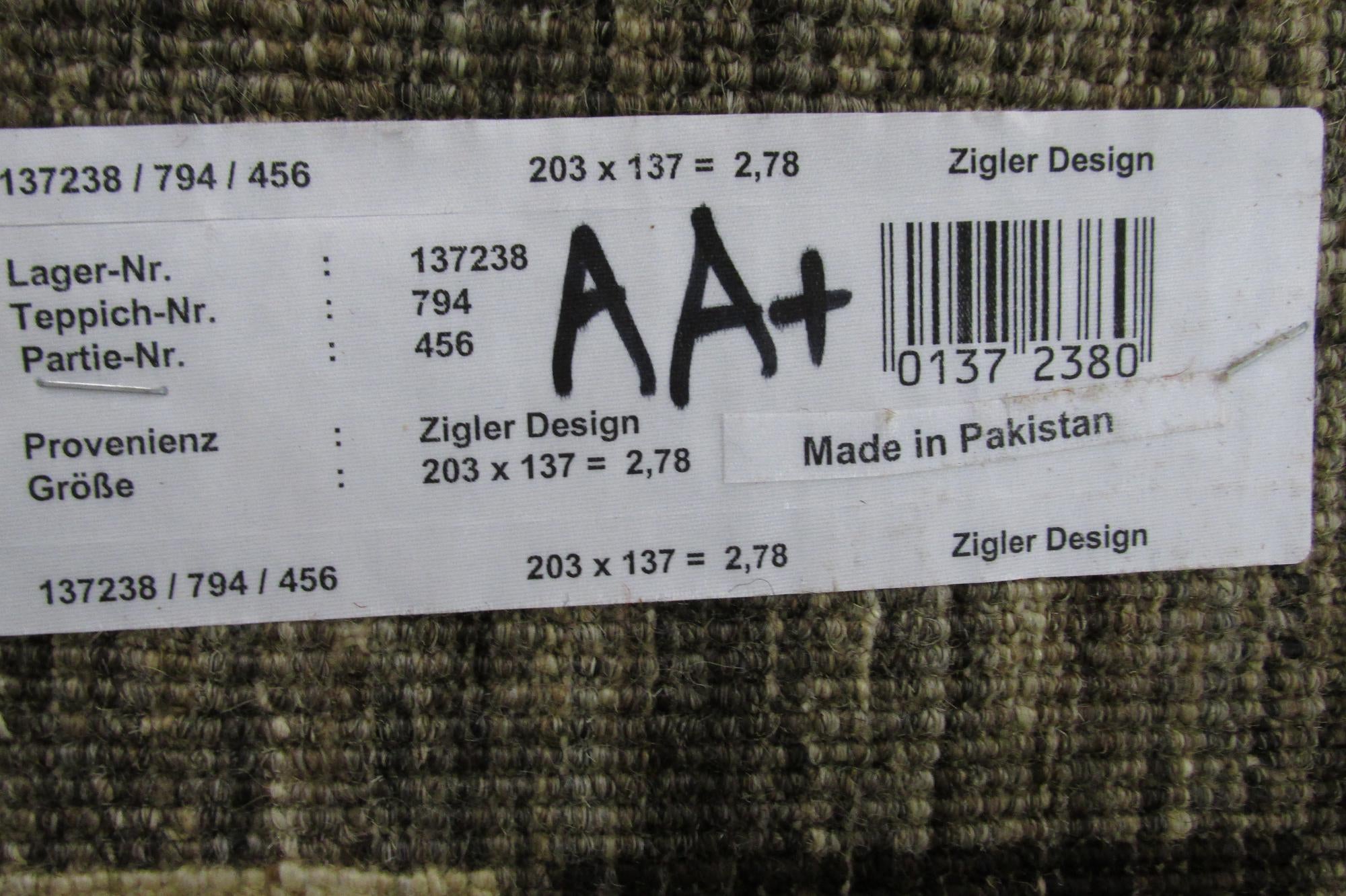 4' 7 x 6' 8 Hand Knotted Modern Ziegler Oriental Rug