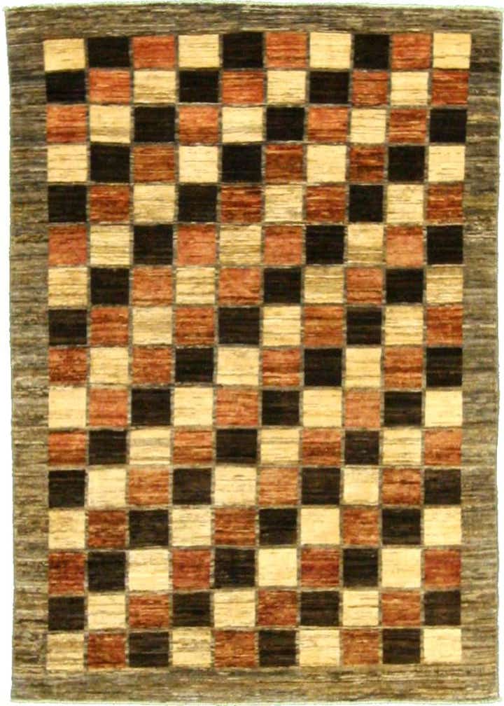 4' 7 x 6' 8 Hand Knotted Modern Ziegler Oriental Rug