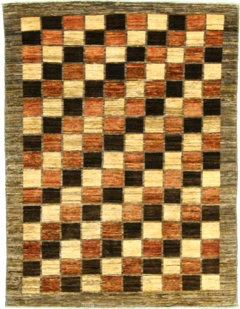4' 7 x 6' 8 Hand Knotted Modern Ziegler Oriental Rug