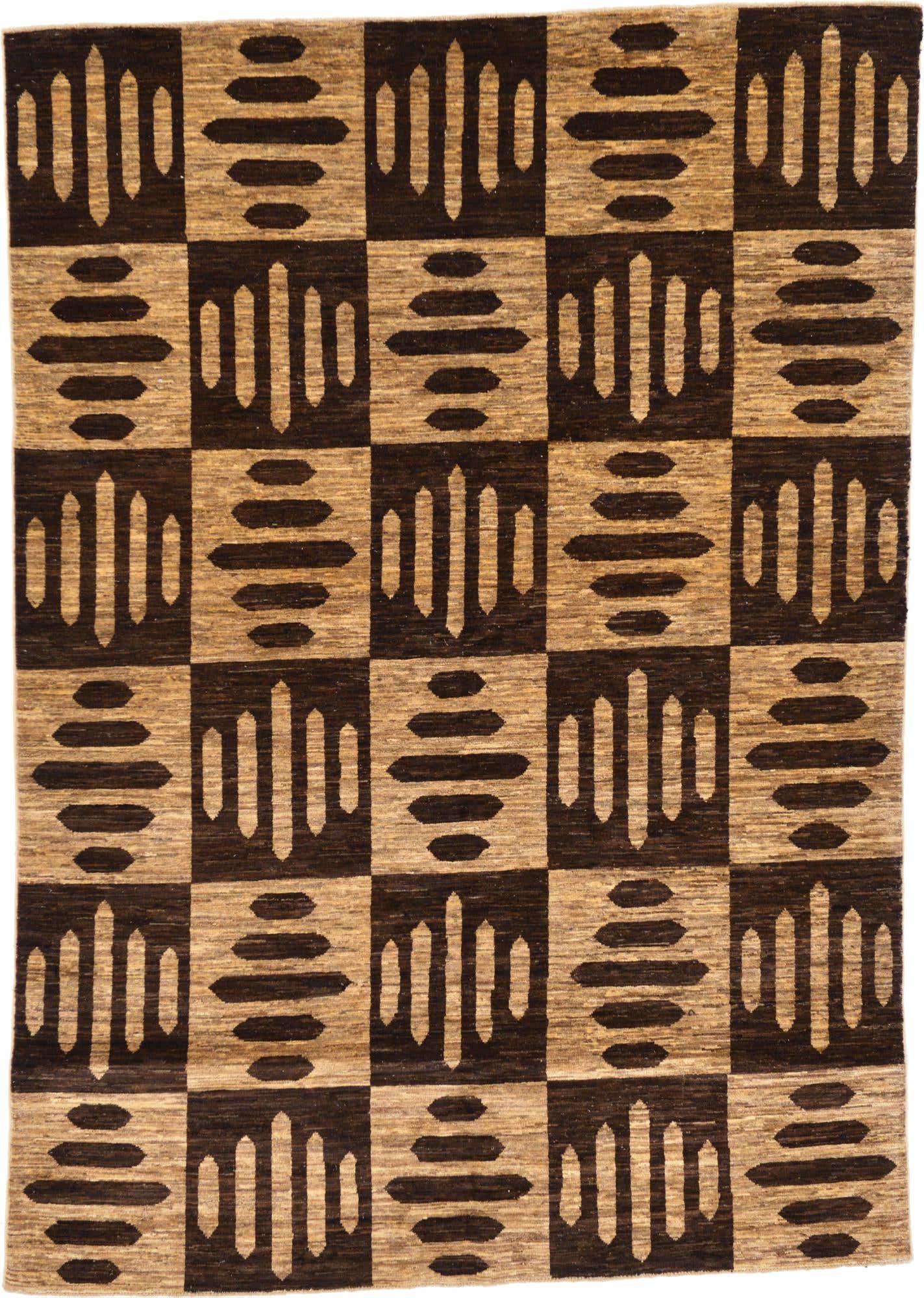 5' 8 x 7' 11 Hand Knotted Modern Ziegler Oriental Rug