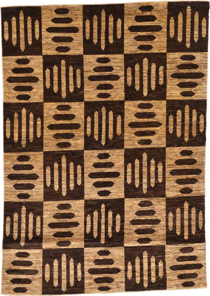 Detail image of 5' 8 x 7' 11 Hand Knotted Modern Ziegler Oriental Rug