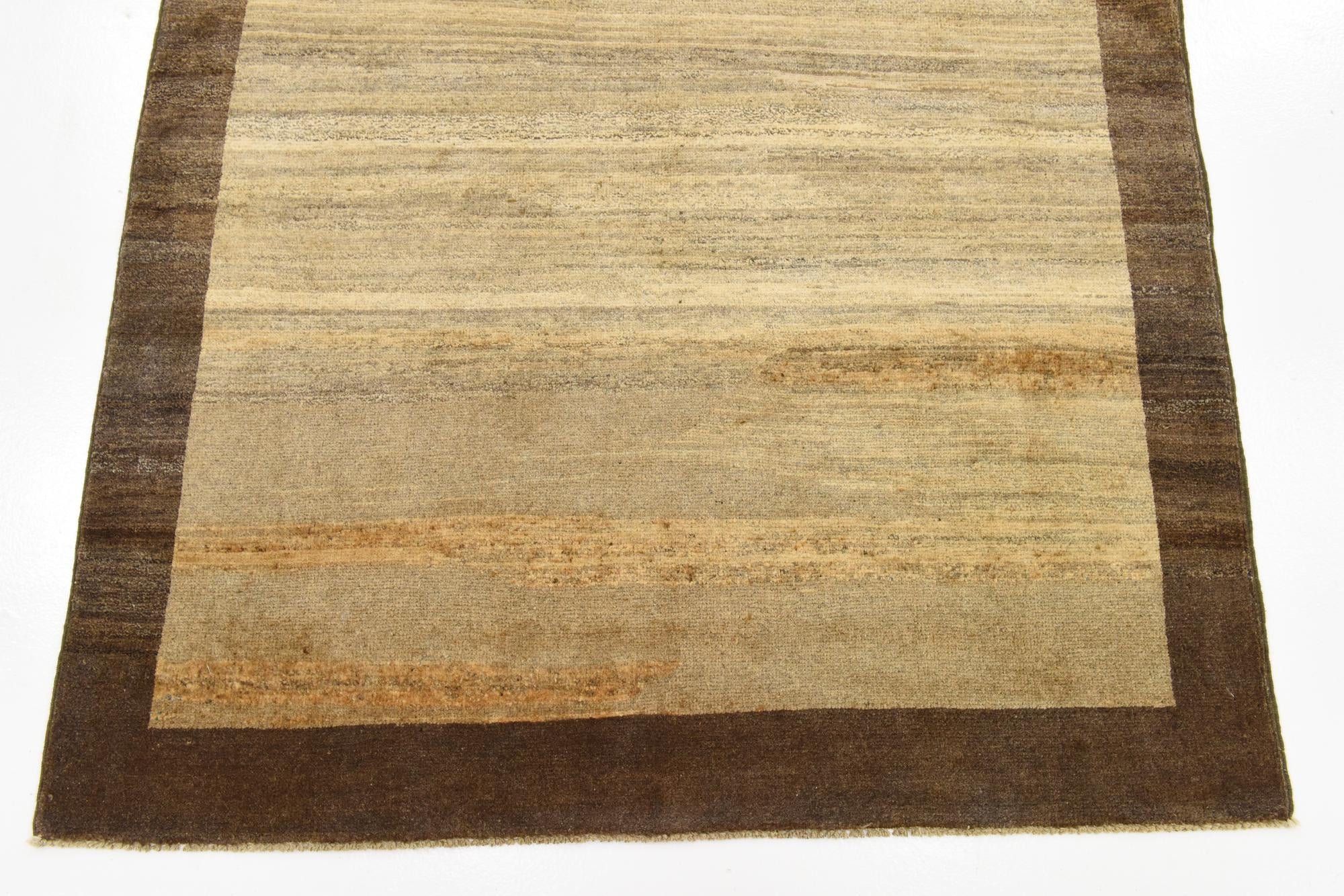 4' x 5' 8 Hand Knotted Modern Ziegler Oriental Rug