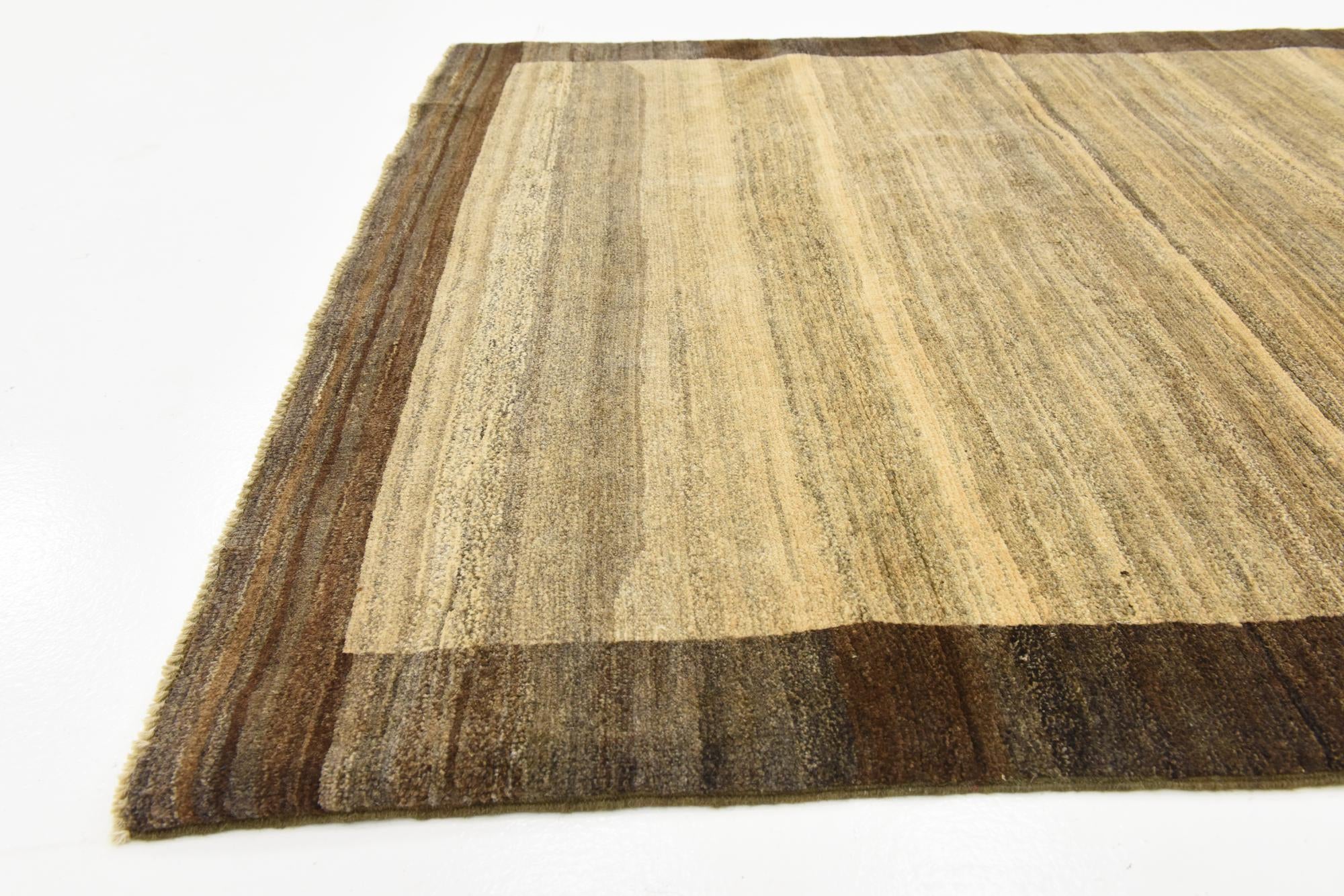 4' x 5' 8 Hand Knotted Modern Ziegler Oriental Rug
