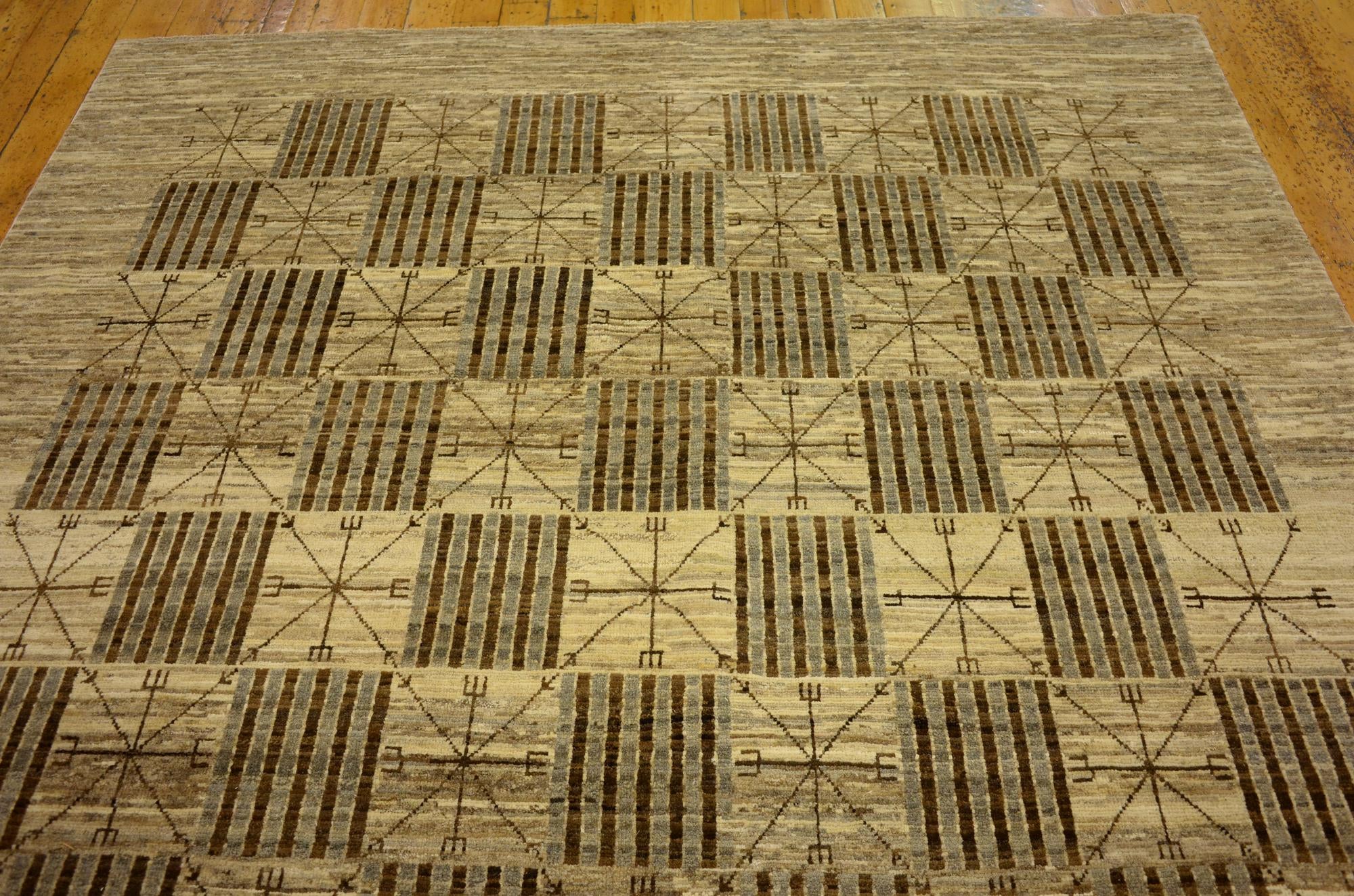 6' 6 x 9' 6 Hand Knotted Modern Ziegler Oriental Rug