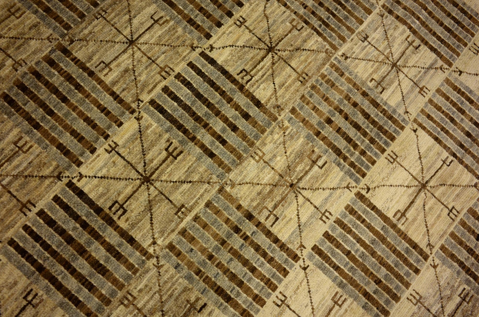 6' 6 x 9' 6 Hand Knotted Modern Ziegler Oriental Rug