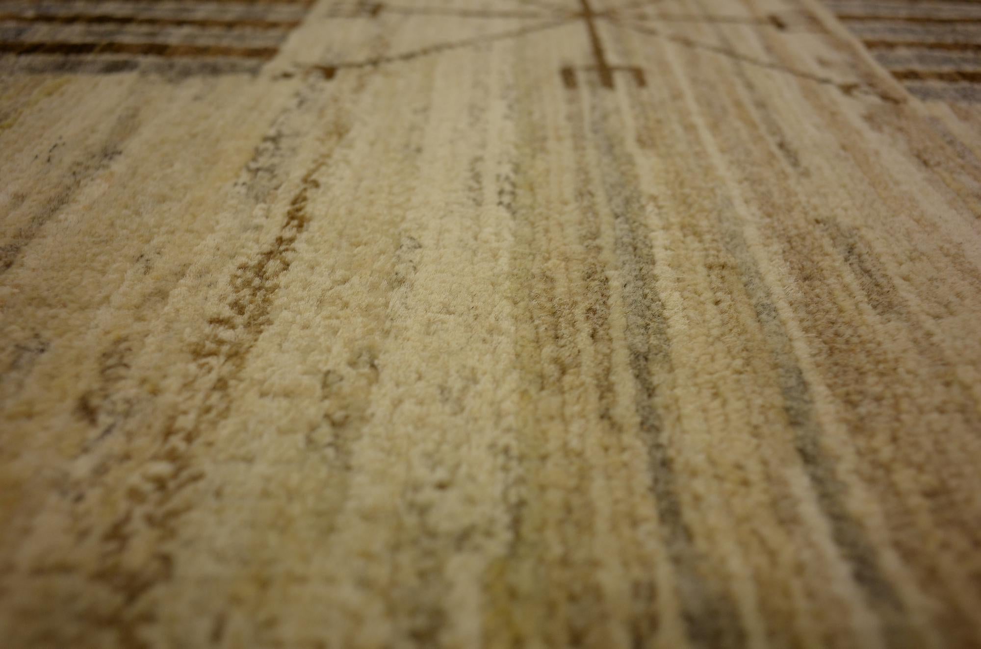 6' 6 x 9' 6 Hand Knotted Modern Ziegler Oriental Rug