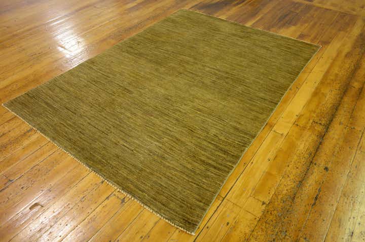 4' 11 x 6' 5 Hand Knotted Modern Ziegler Oriental Rug
