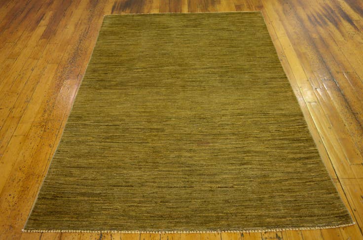 Detail image of 4' 11 x 6' 5 Hand Knotted Modern Ziegler Oriental Rug