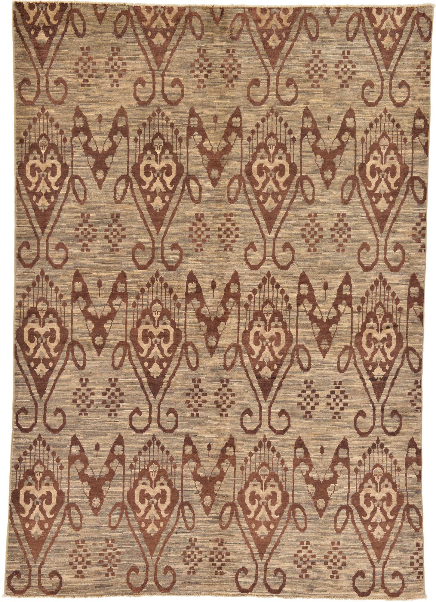 5' 7 x 7' 10 Hand Knotted Modern Ziegler Rug