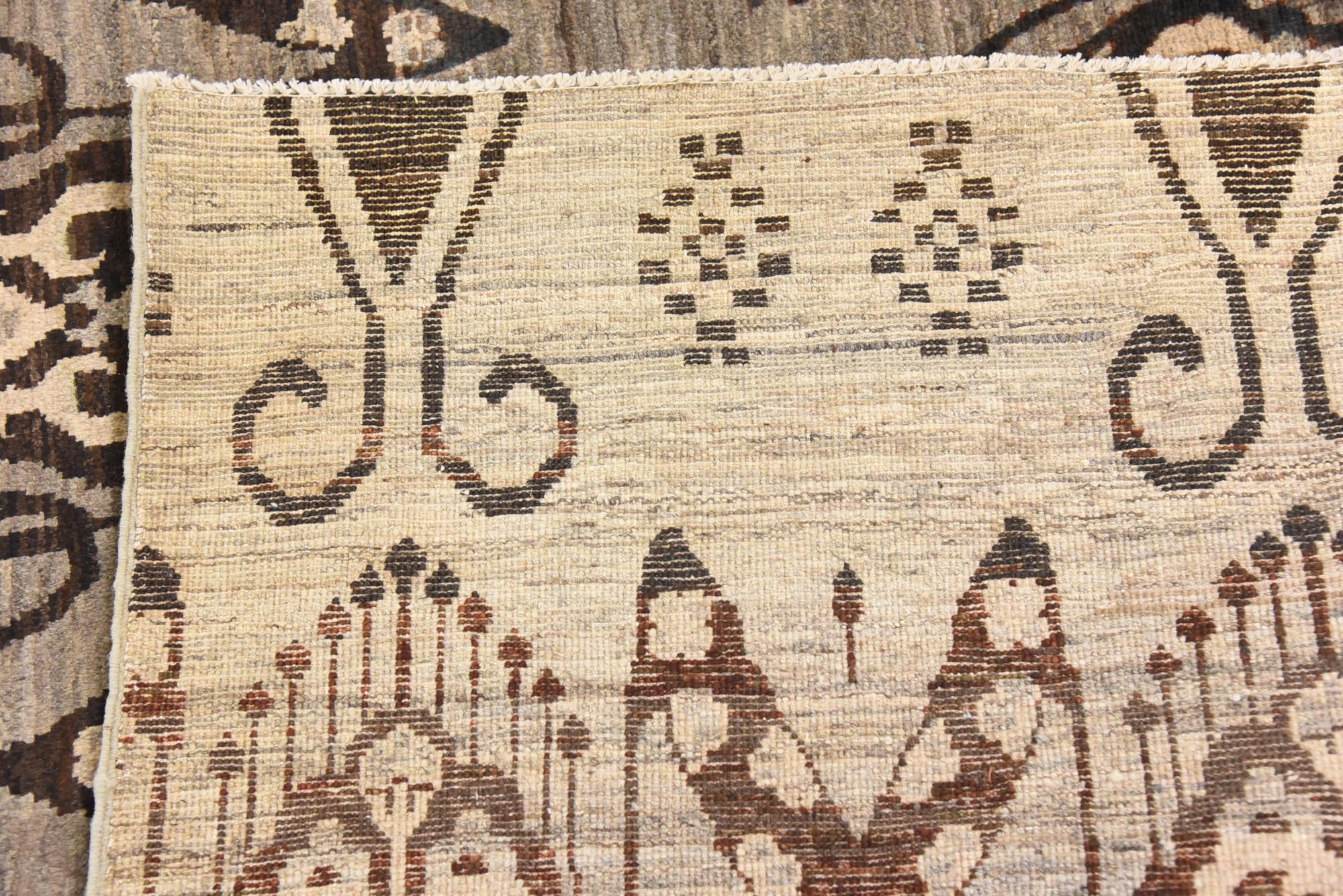 6' 8 x 9' 7 Hand Knotted Modern Ziegler Rug