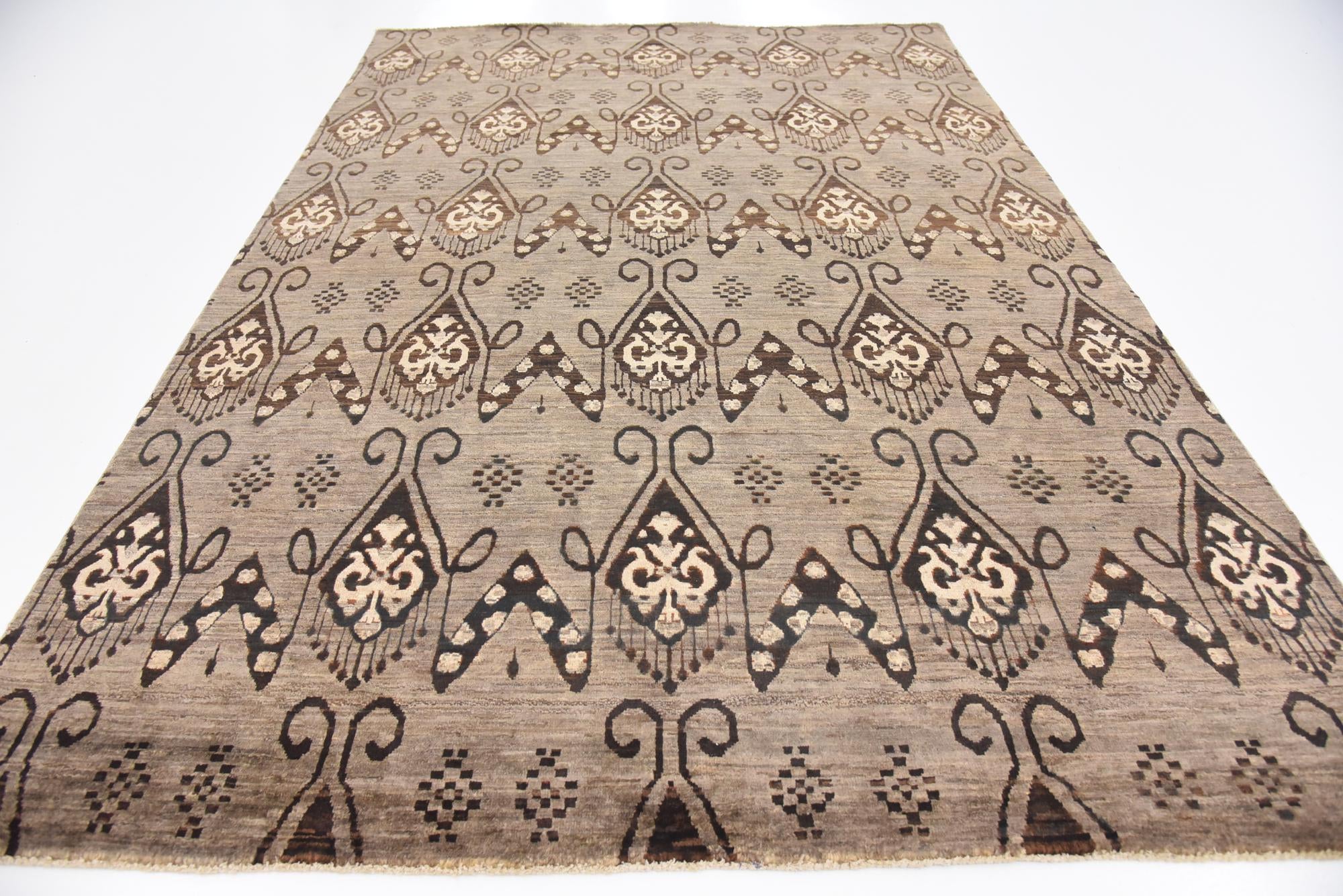 6' 8 x 9' 7 Hand Knotted Modern Ziegler Rug
