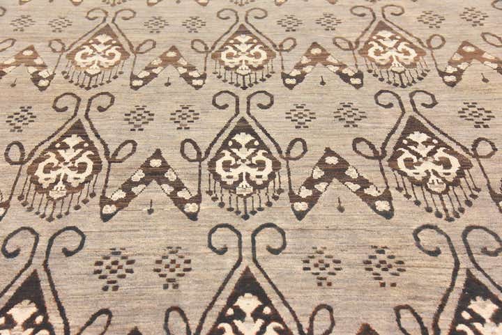 6' 8 x 9' 7 Hand Knotted Modern Ziegler Rug