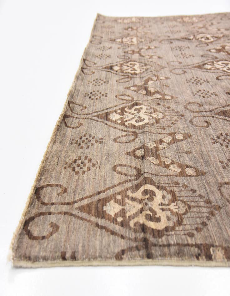 Detail image of 6' 8 x 9' 7 Hand Knotted Modern Ziegler Rug