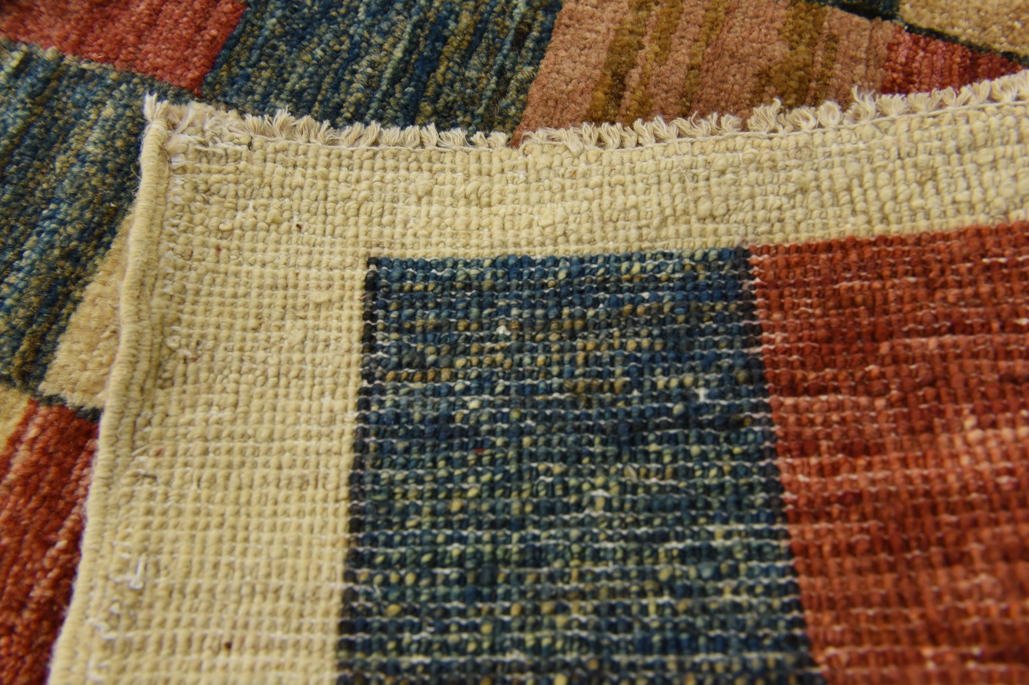 3' 10 x 6' Hand Knotted Modern Ziegler Oriental Rug