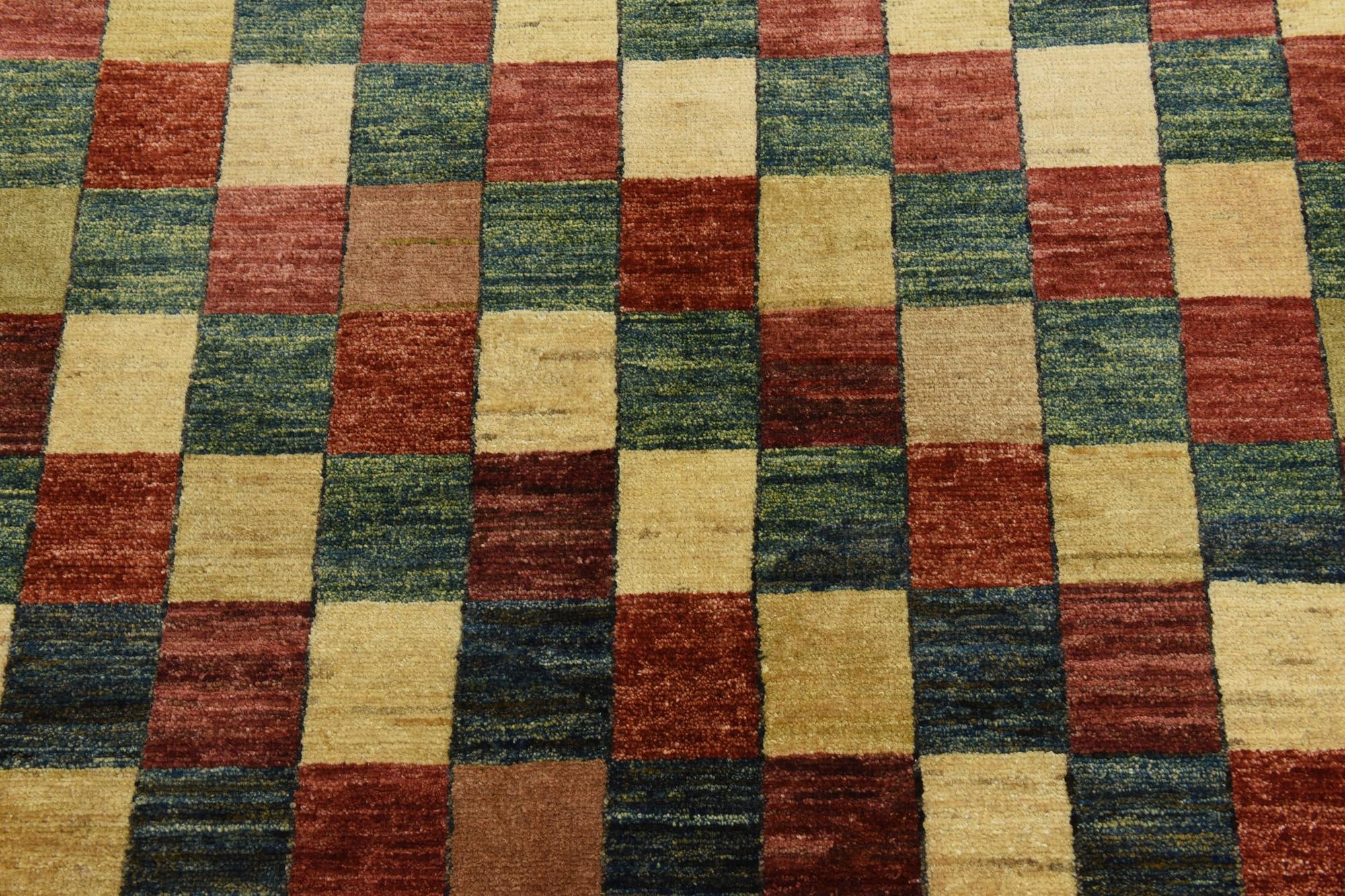 3' 10 x 6' Hand Knotted Modern Ziegler Oriental Rug