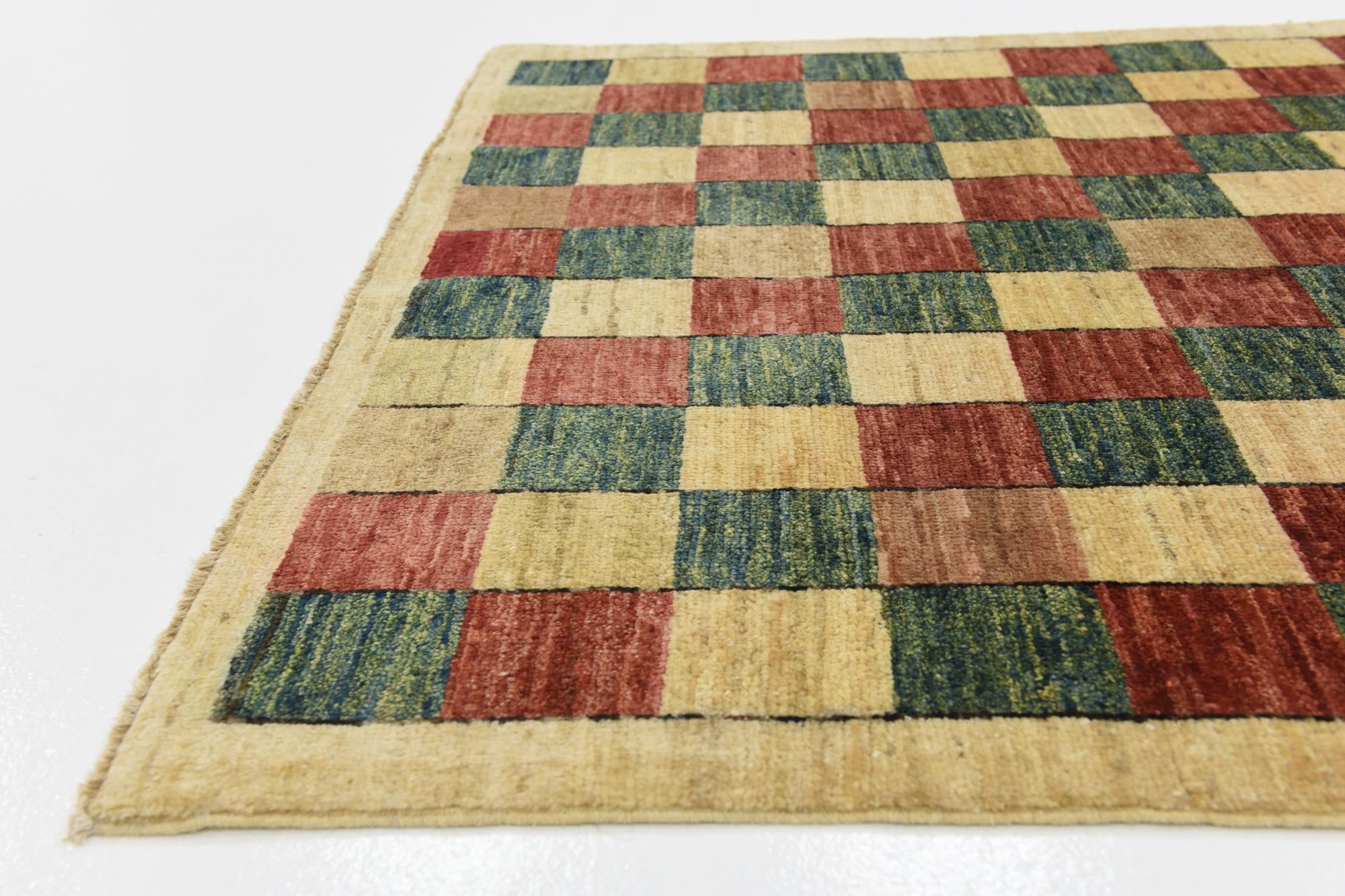 3' 10 x 6' Hand Knotted Modern Ziegler Oriental Rug