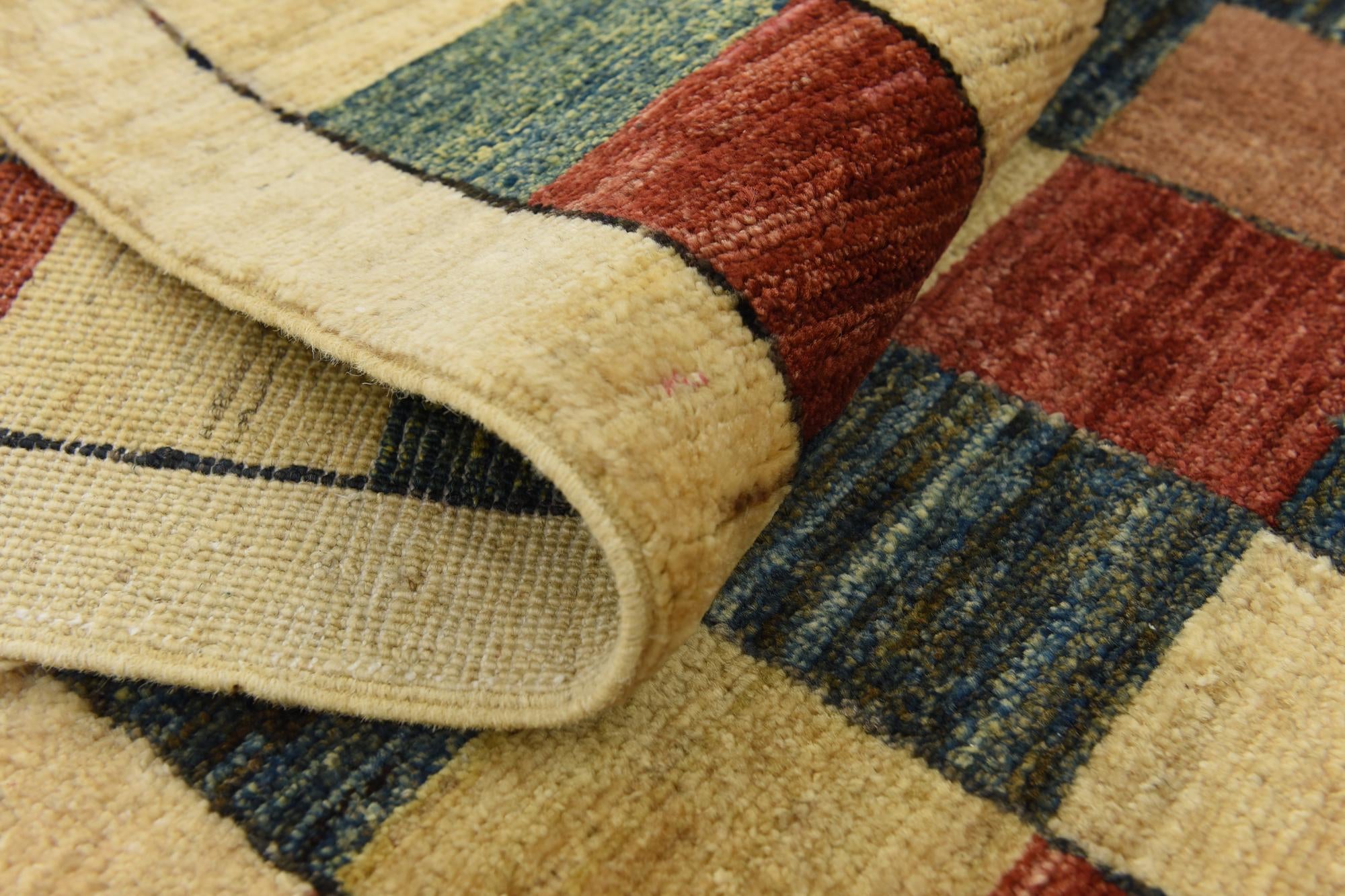3' 10 x 6' Hand Knotted Modern Ziegler Oriental Rug