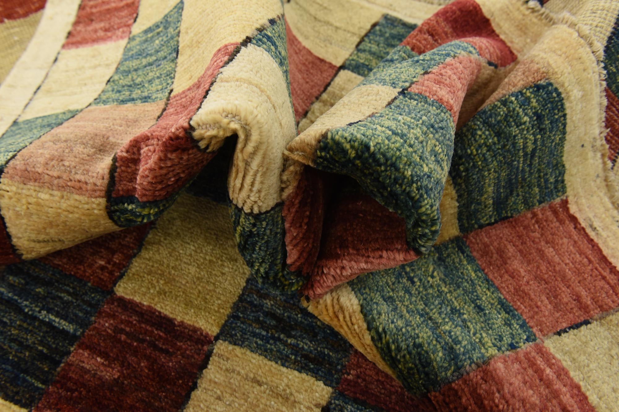 3' 10 x 6' Hand Knotted Modern Ziegler Oriental Rug