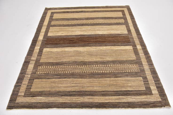 Detail image of 5' 2 x 6' 2 Hand Knotted Modern Ziegler Rug