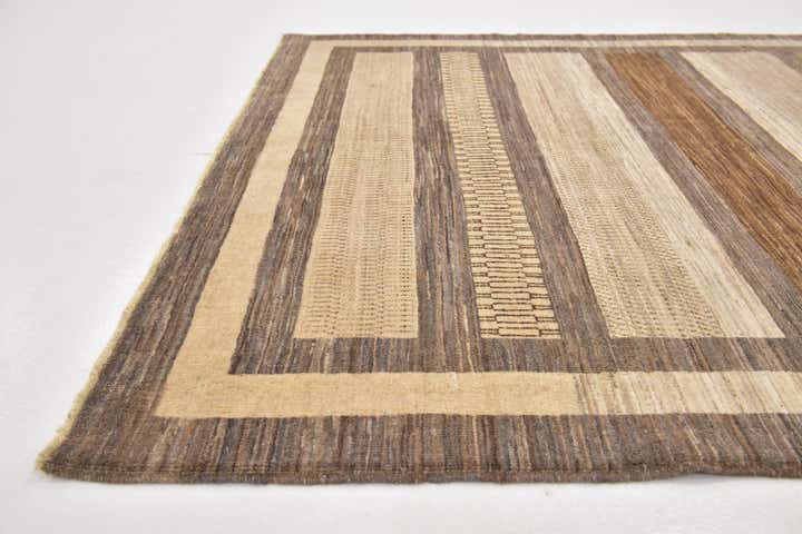 5' 2 x 6' 2 Hand Knotted Modern Ziegler Rug