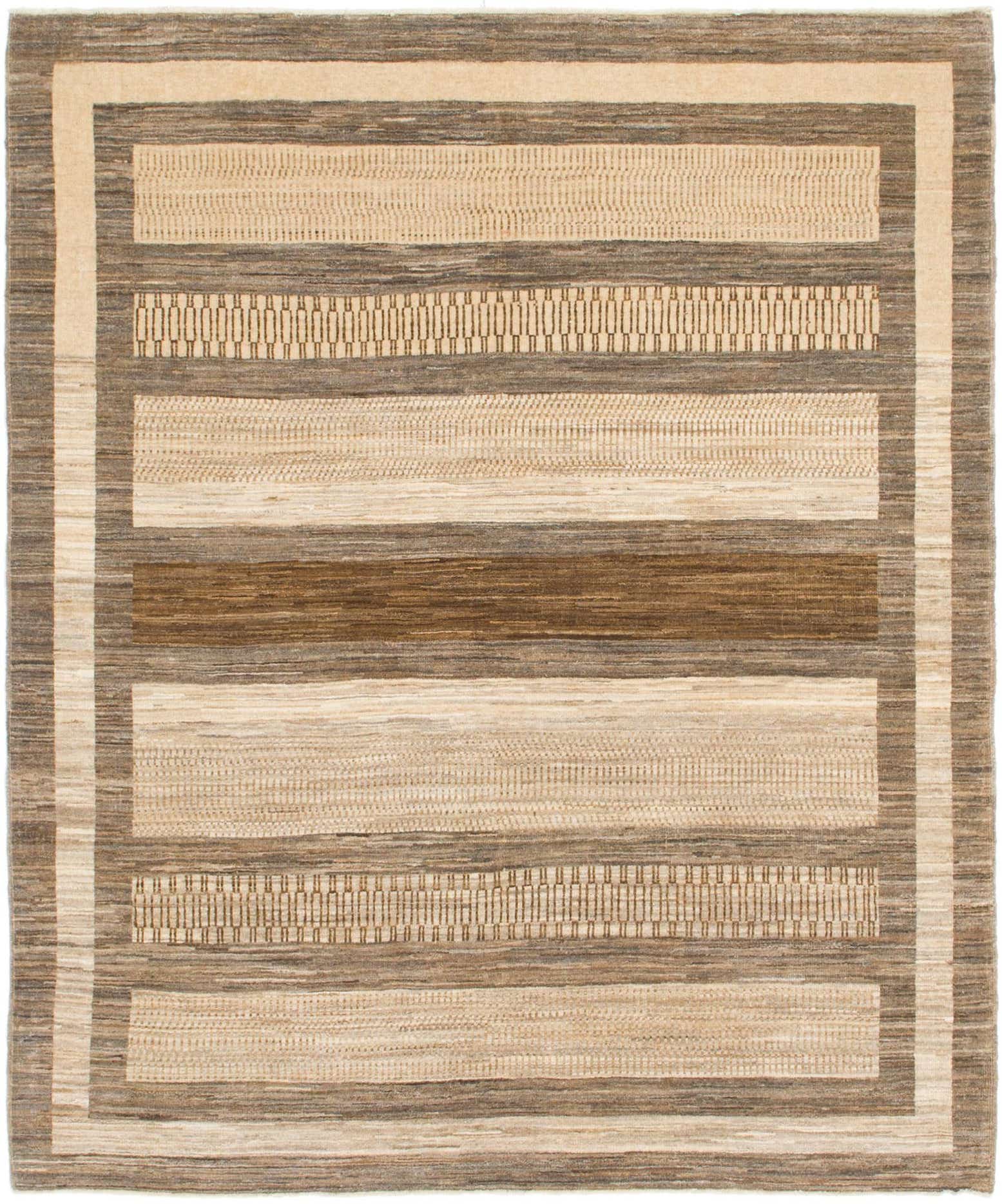 5' 2 x 6' 2 Hand Knotted Modern Ziegler Rug