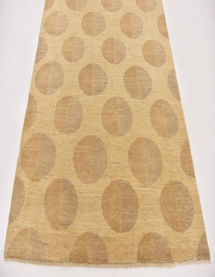 Detail image of 4' 1 x 6' 2  Hand Knotted Modern Ziegler Wool Rug