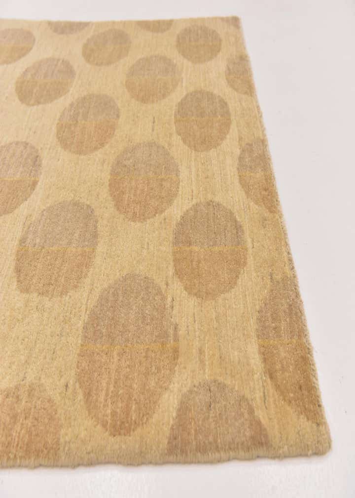 4' 1 x 6' 2 Hand Knotted Modern Ziegler Wool Rug