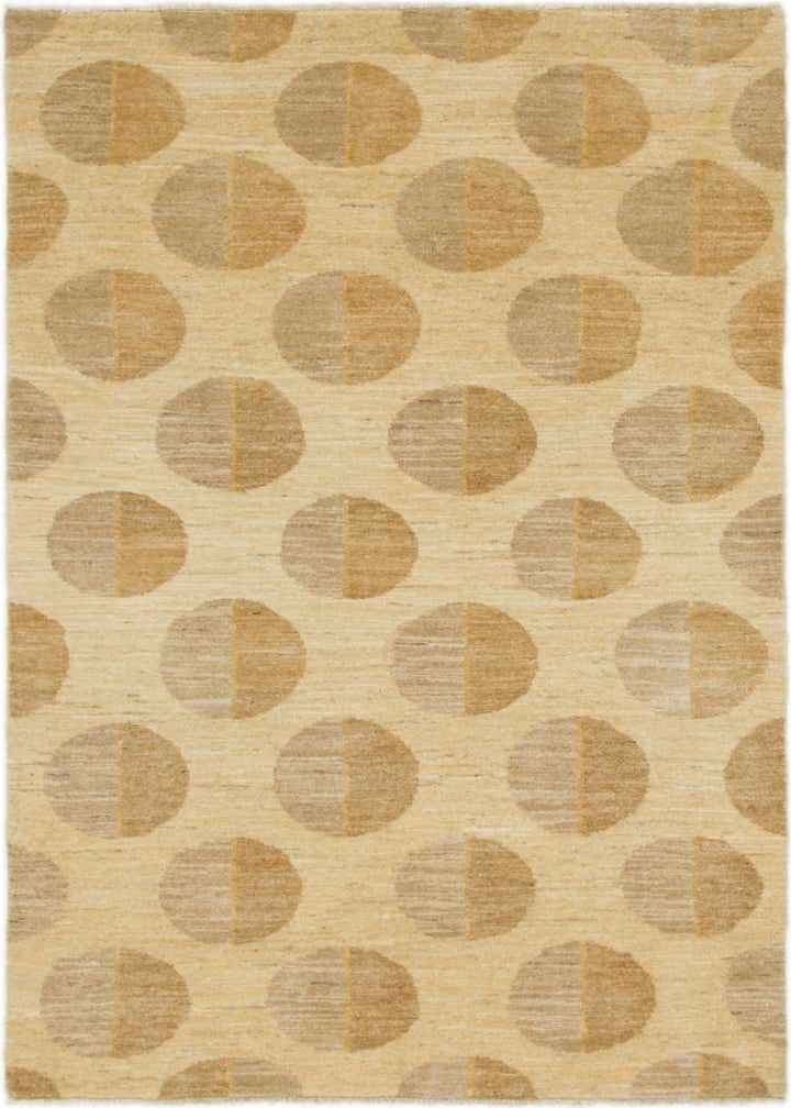 4' 1 x 6' 2 Hand Knotted Modern Ziegler Wool Rug