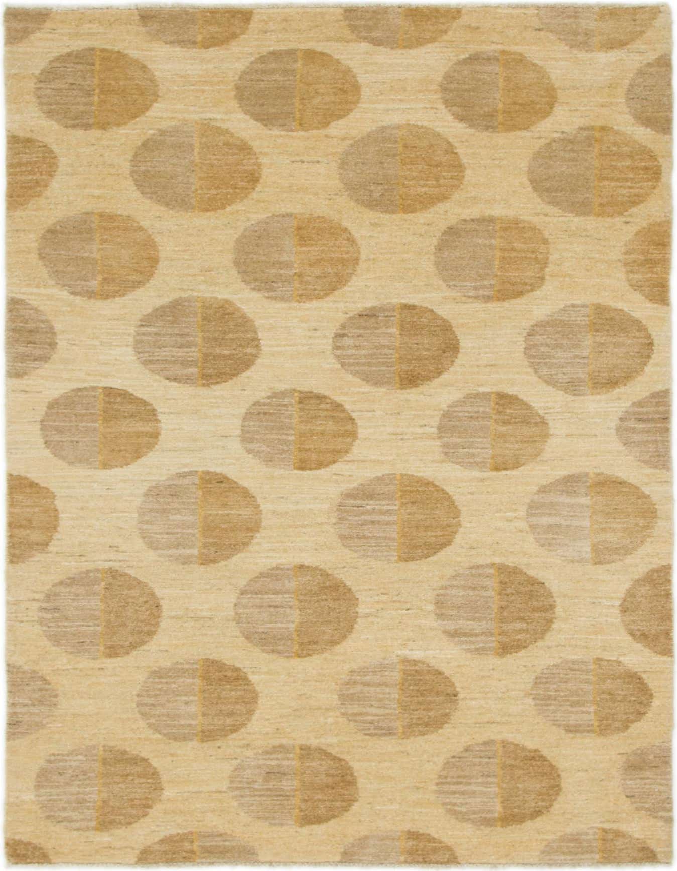 4' 1 x 6' 2 Hand Knotted Modern Ziegler Wool Rug
