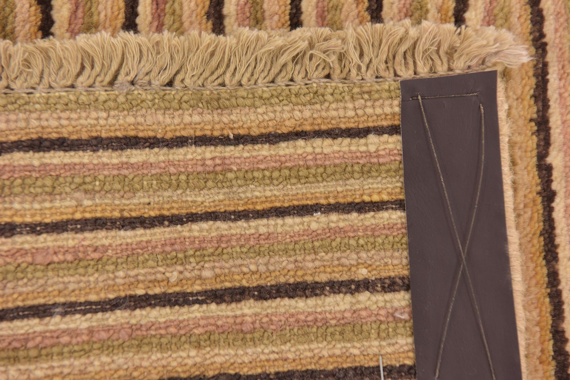 4' 1 x 6' 1 Hand Knotted Modern Ziegler Wool Rug