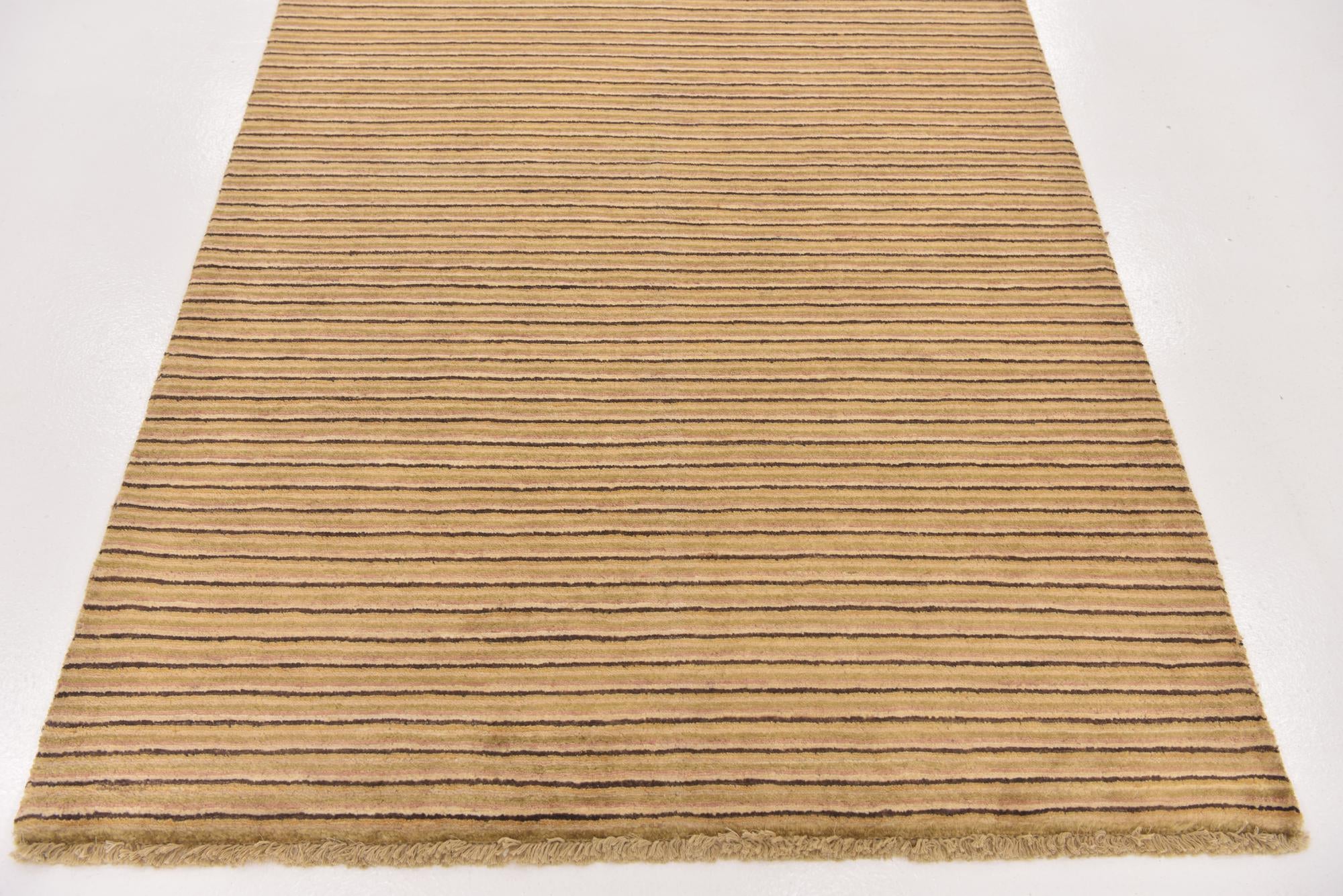 4' 1 x 6' 1 Hand Knotted Modern Ziegler Wool Rug