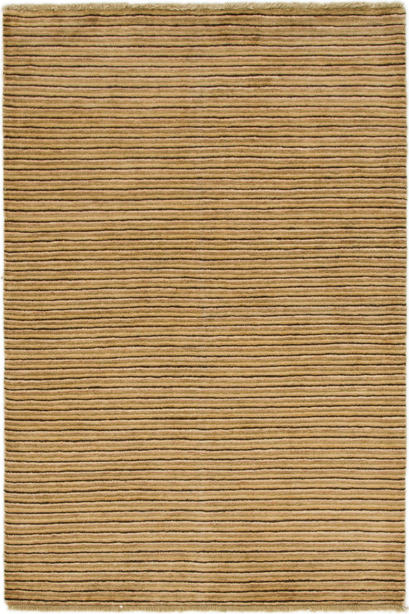 4' 1 x 6' 1 Hand Knotted Modern Ziegler Wool Rug