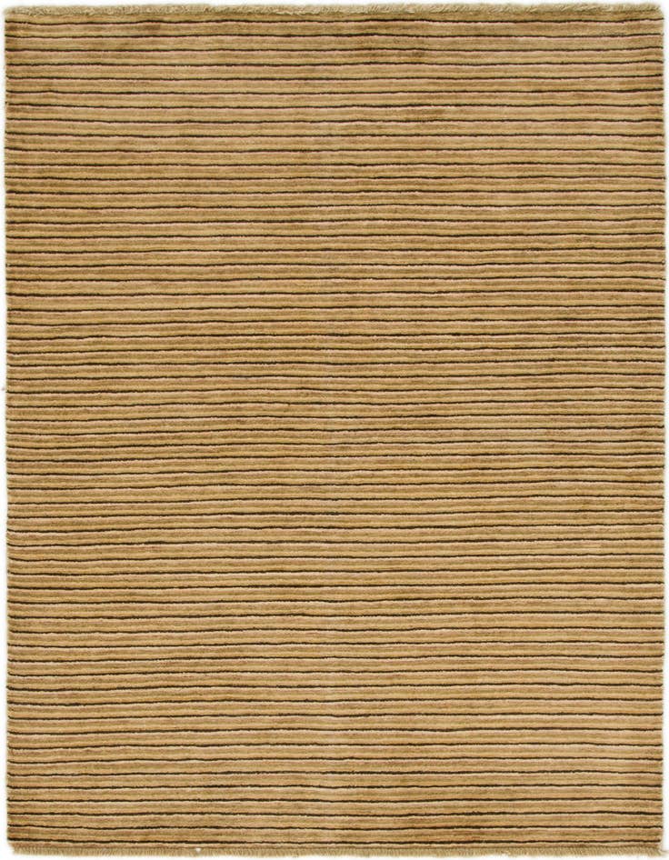 Detail image of 4' 1 x 6' 1 Hand Knotted Modern Ziegler Wool Rug