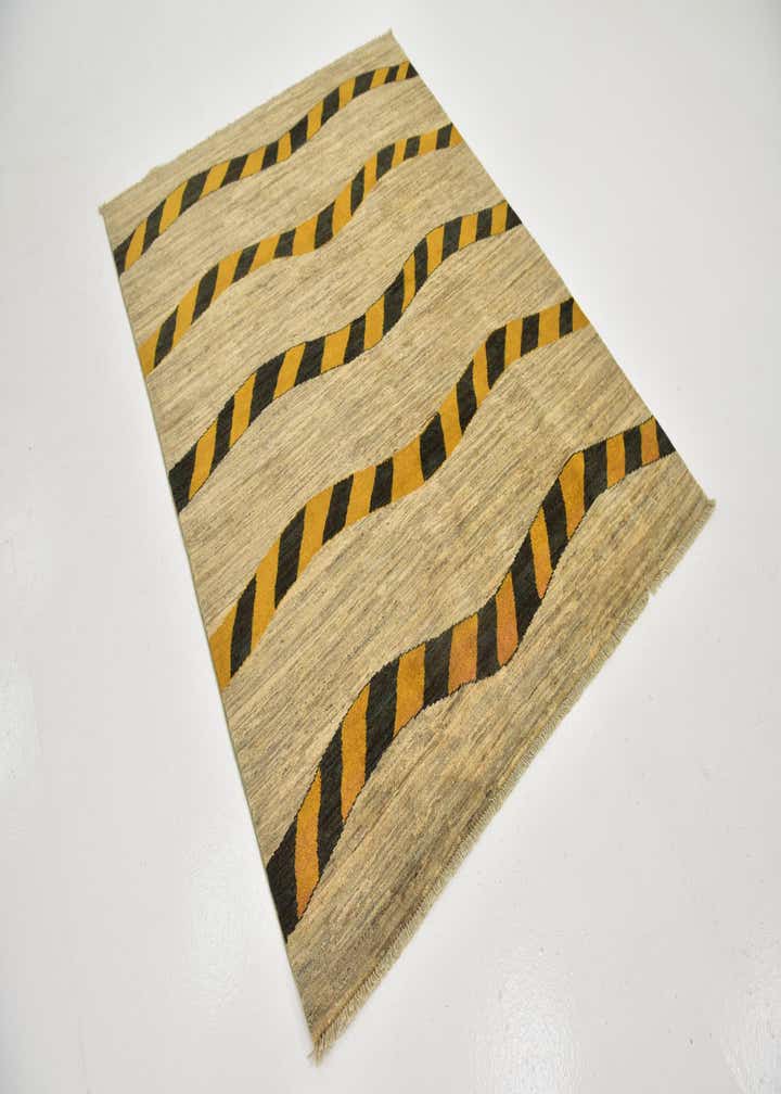 5' x 6' 8 Hand Knotted Modern Ziegler Rug